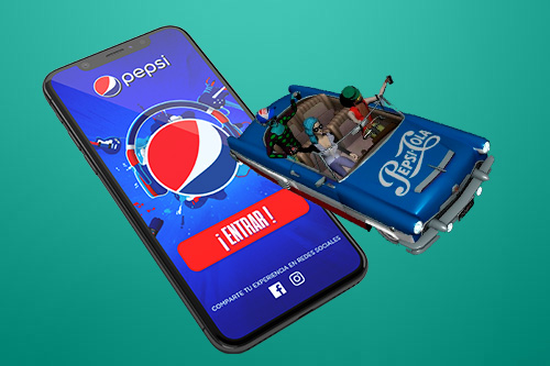 Juego de realidad aumentada para Pepsi